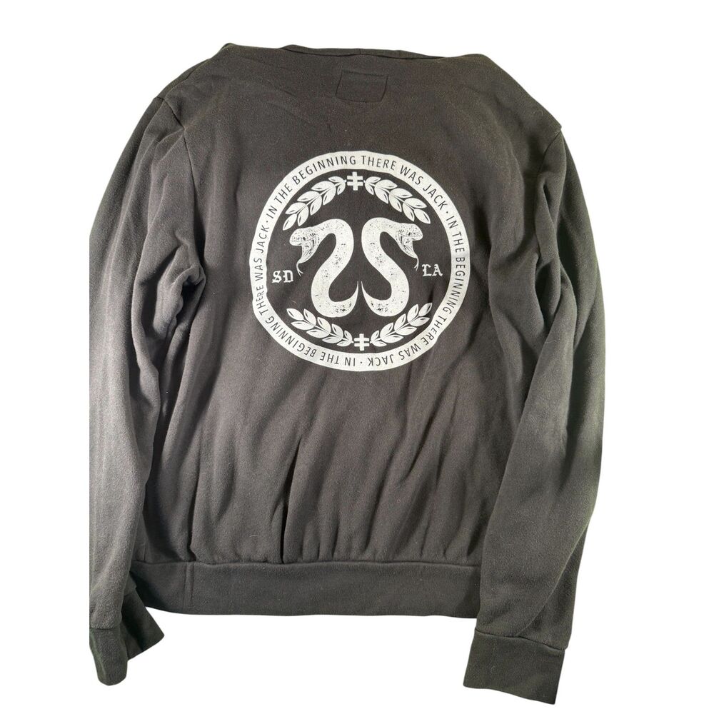 Crssd 2017 Unisex Black Zip-Up Hoodie Size XL